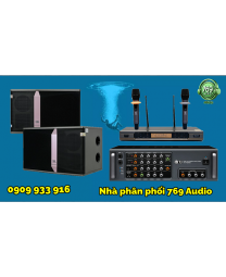 Dàn Karaoke Ampli TJ H2000 + Loa JBL Ki 510 + Micro Komi K800plus