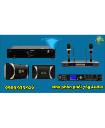 Dàn Karaoke Đẩy Komi 6002+ Loa TJ G100+ Vang Komi K20 Plus + Micro Komi K800 Plus