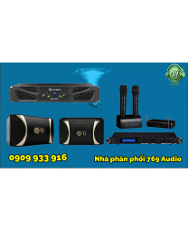 Dàn Karaoke Đẩy Crown XLi 1500+ Loa TJ G120 + Vang JBL VX8 + Micro Tj 5800