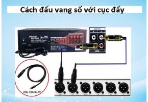 Kết Nối Cục Đẩy Với Vang Số Không Gây Hú