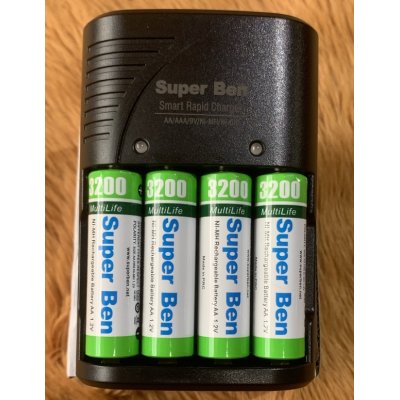 Bộ pin sạc | 4 cục pin 3200 mAh + bộ sạc