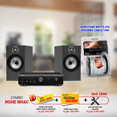 Bộ dàn nghe nhạc Denon 900 HNE - Loa B&W 606