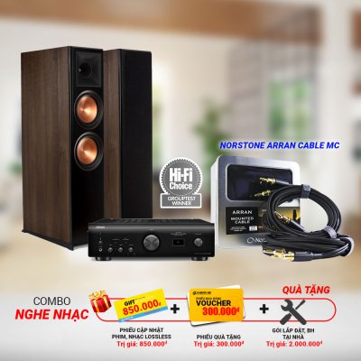 Dàn Denon PMA 1600 NE - Loa Klipsch 8000F II