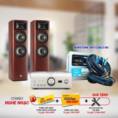 Bộ dàn Denon PMA 2500 NE - Loa JBL Studio 690