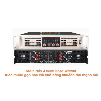 Cục đẩy 4 kênh Bosa W9900 