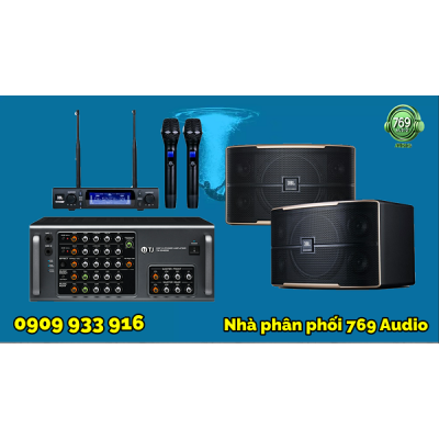 Dàn Karaoke Ampli TJ H4000 + Loa JBL Pasion 12 + Micro JBL VM300