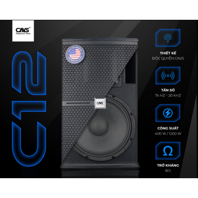 Loa Full CAVS C12 | Công Suất 1000W