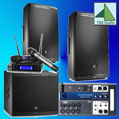 Dàn Karaoke JBL Eon 751 Và Soundcraft UI 12 Và JBL Vm300