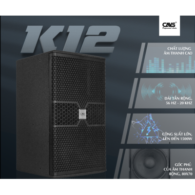Loa Full CAVS K12 | Công Suất 1000W