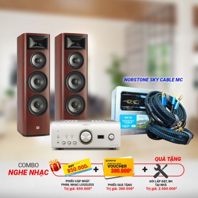 Dàn Denon PMA 2500 NE - Loa JBL Studio 698