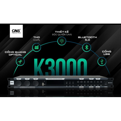 Vang Cơ CAVS K3000 | Chức Năng Bluetooth 5.0