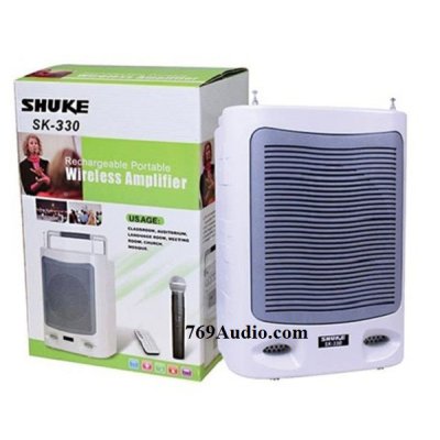 Loa Trợ Giảng sk 330 có hộc băng cassette