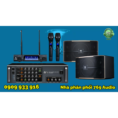 Dàn Karaoke Ampli TJ H2000 + Loa JBL Pasion 10 + Micro JBL VM300