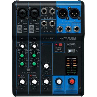 Mixer Yamaha MG 06X | Chính Hãng | Mixer Bàn |  Malaysia