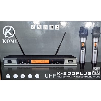 Micro Không Dây Komi K800 Plus | Cao Cấp | Giá Rẻ