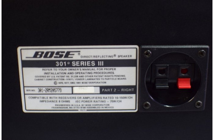 mat sau loa bose 301 seri 3
