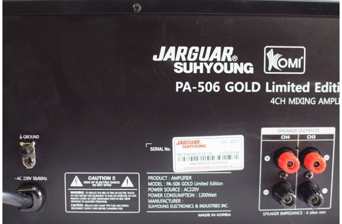 Jarguar 506 gold limited edition