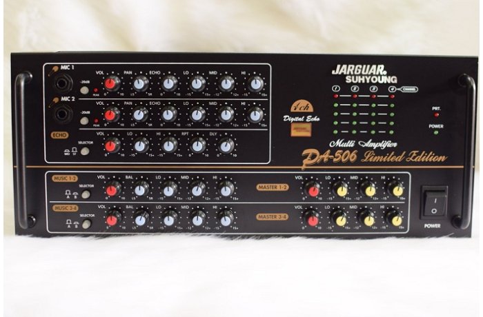 MẶT TRƯỚC AMPLY KARAOKE JARGAUR 506 LIMITED