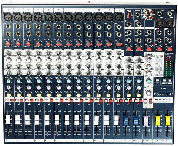 Độ Bền Bàn Mixer Soundcraft EFX12