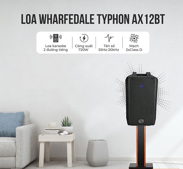 Ứng Dụng Loa Wharfedale TYPHON-AX12-BT