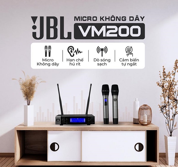 Ứng Dụng Micro JBL VM200