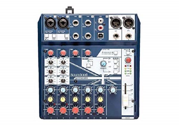 đánh giá Mixer Soundcraft Notepad 8FX