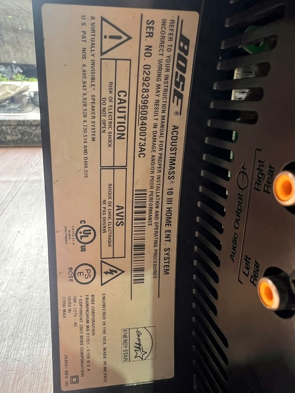 Đánh giá Sub Điện Bose AM 10 Series IV
