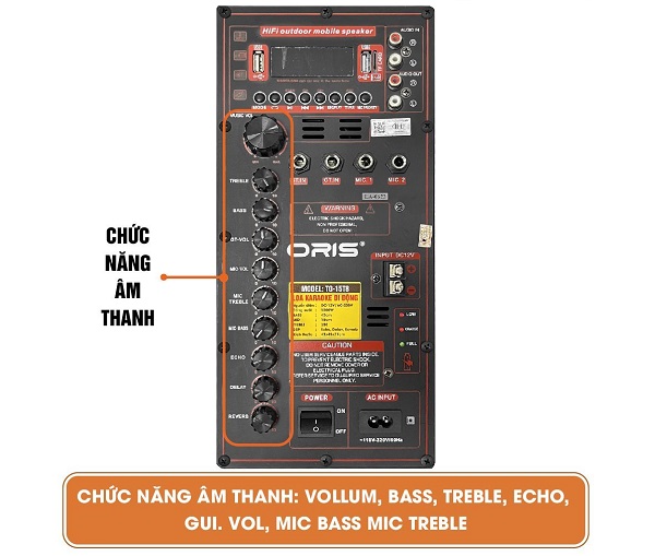 Giới thiệu dòng loa kéo ORIS TO 15T8