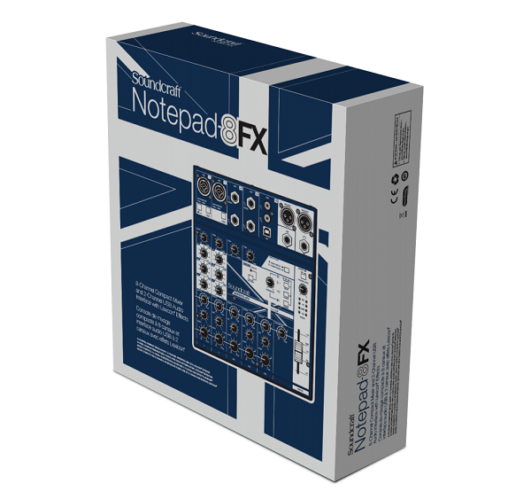 Mixer Soundcraft Notepad 8FX khả năng tích hợp