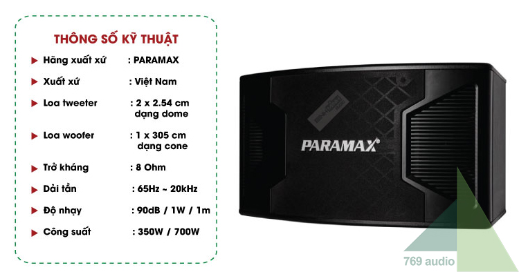 Loa paramax p 2500