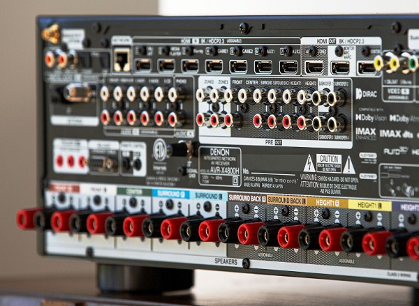 Ampli Denon AVC X4800H Cổng HDMI Tiên Tiến