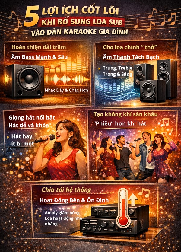 5 Lợi Ích Cốt Lõi Loa Sub