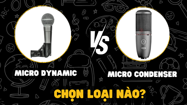 Micro Condenser Hay Dynamic Phù Hợp Hơn Cho JBL PRX ONE