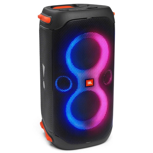 loa kéo jbl Partybox 310 trang bị Hệ thống đèn hình số 8, đẹp mắt, lung linh sáng rực, nhấp nháy theo điệu nhạc