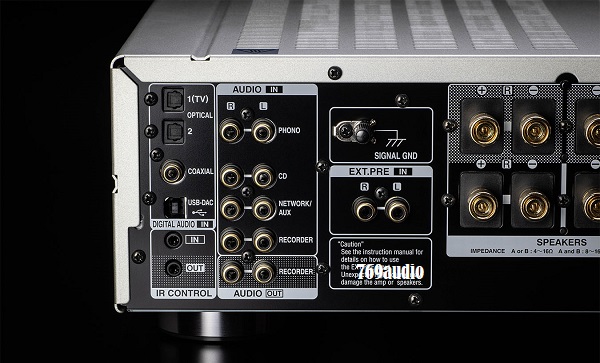 mặt sau  denon pma 1700ne