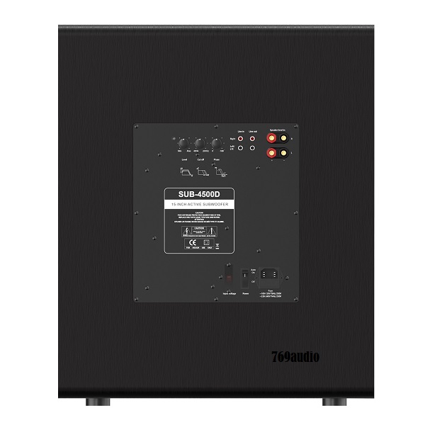 mặt sau loa Sub Paramax 4500D