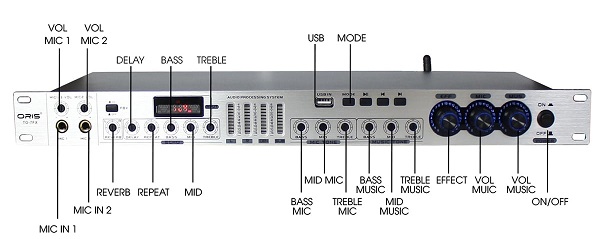 Vang Cơ Ors 7FX – Giải Pháp Chỉnh Echo, Reverb Dễ Dùng Cho Dàn Karaoke Gia Đình