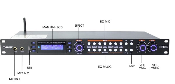 Vang Cơ Oris 9FX Plus– Giải Pháp Chỉnh Tiếng Karaoke Dễ Dùng, Hát Nhẹ, Nghe Rõ