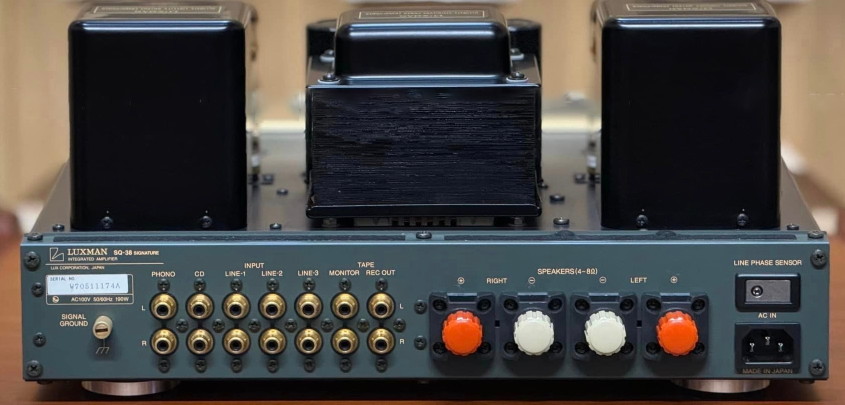 Thông tin chi tiết Amply Đèn Luxman SQ-38 Signature Đẹp Xuất Sắc