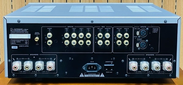 Hình ảnh khui hộp & Đánh giá thực tế Amply Luxman L-505UX Silver