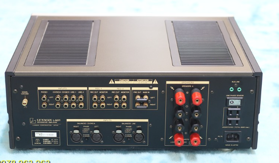 Hình ảnh khui hộp & Đánh giá thực tế Amply Luxman L-507F đẹp full đồ zin