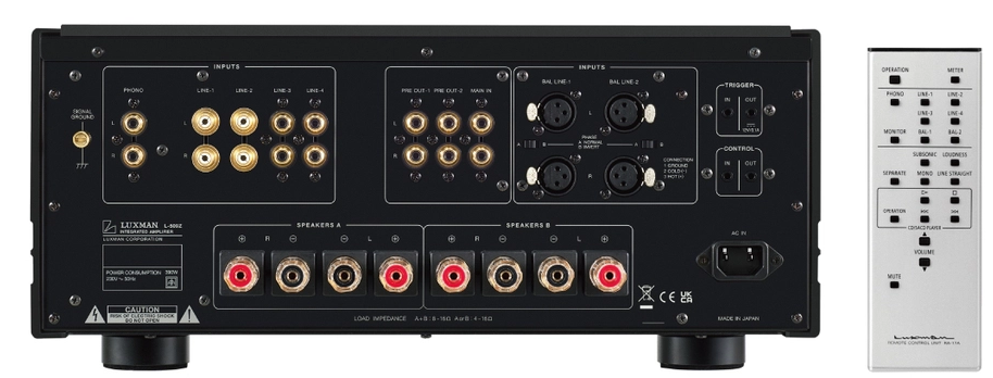 Thông tin chi tiết Amply Luxman L-509Z Black Edition Centennial