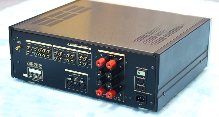 Hình ảnh khui hộp & Đánh giá thực tế Amply Luxman L505U Gold xuất sắc như mới