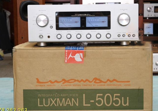 Amply Luxman L505U Silver xuất sắc như mới – Âm thanh Hi-End sống động