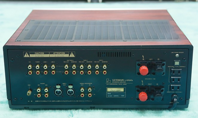 Thông tin Chi tiết Amply Luxman L570Xs đẹp hiếm