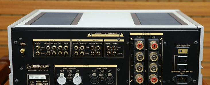 Thông tin Chi tiết Amply Luxman L590A hàng Demo đẹp xuất sắc