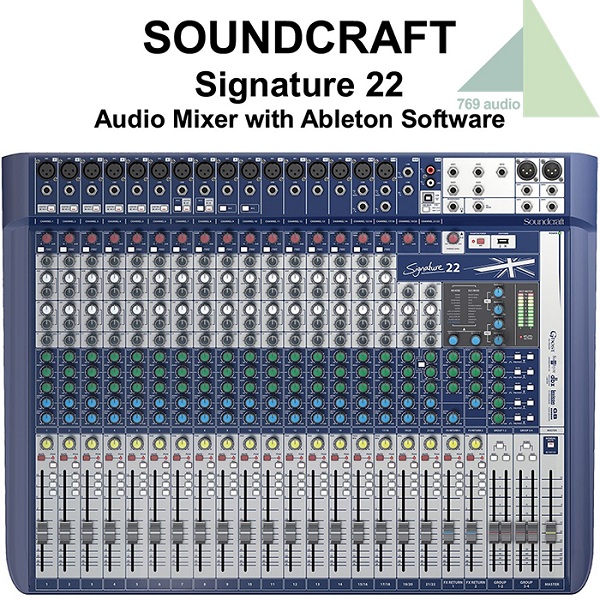 Mixer Soundcraft Signature 22 đa năng