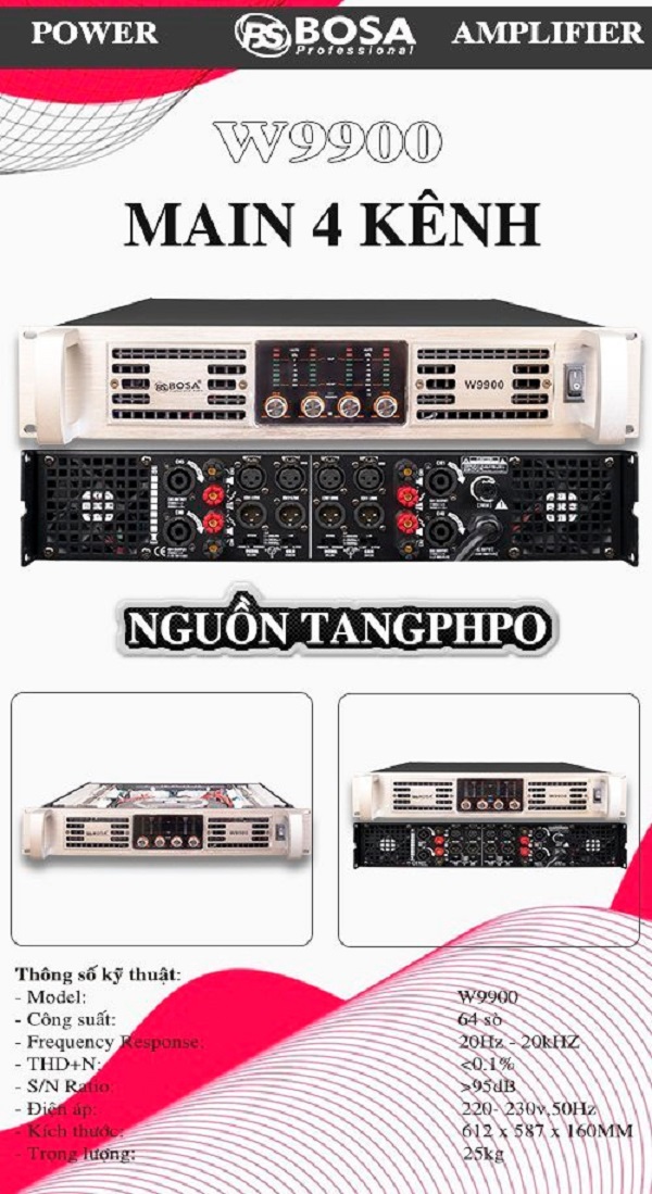 Cục Đẩy Bosa W9900