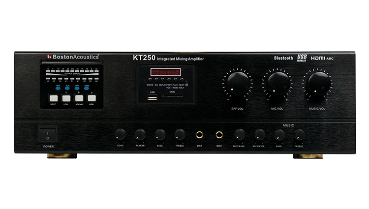 Boston Acoustics KT 250 – Âm Thanh Hi-Res Sống Động, Thiết Kế Sang Trọng Cho Không Gian Hiện Đại