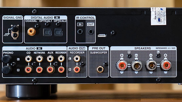 Các Cổng Kết Nối Amply Denon PMA 600ne